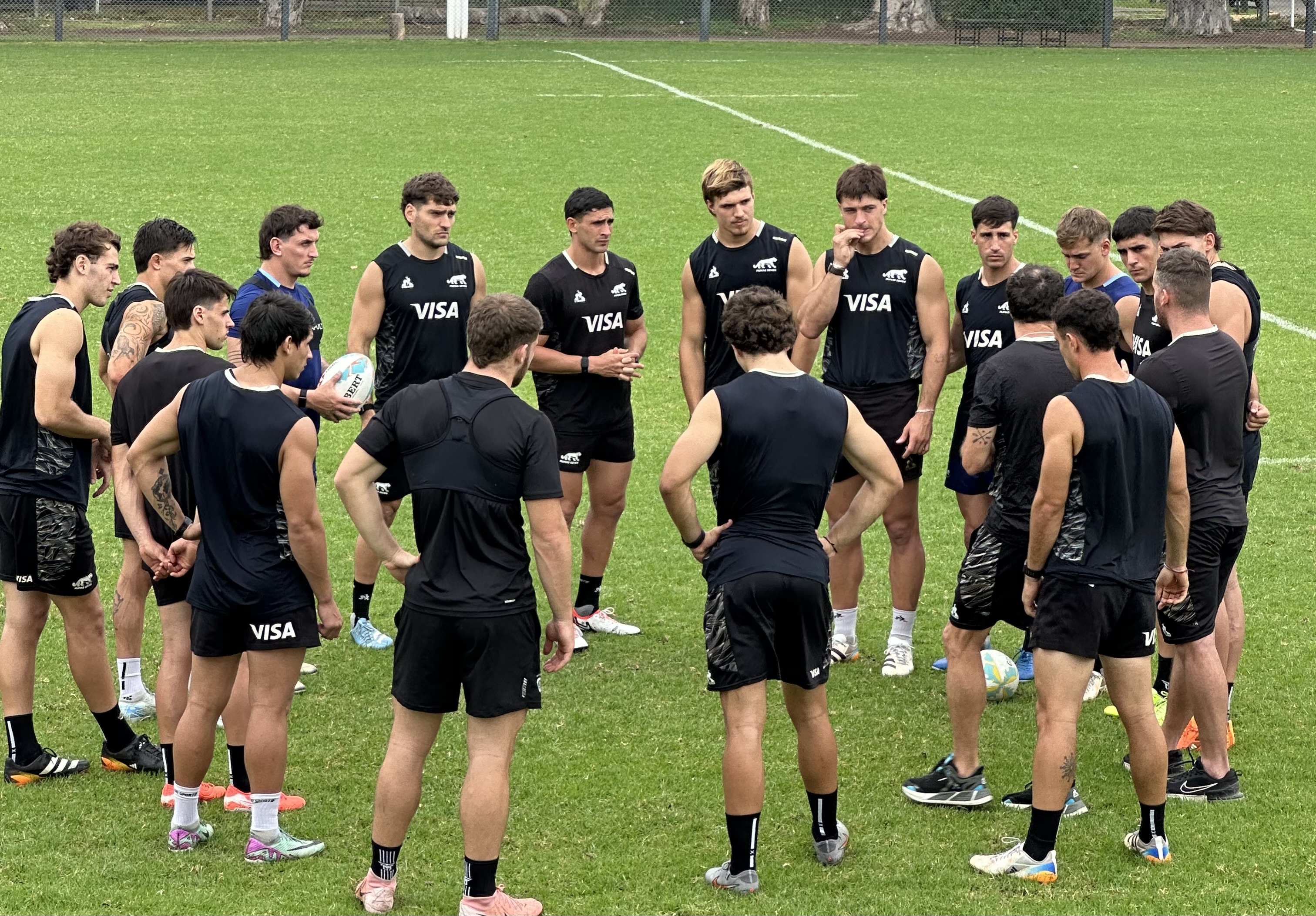 Los Pumas 7s se entrenaron en Olivos de cara a Hong Kong
